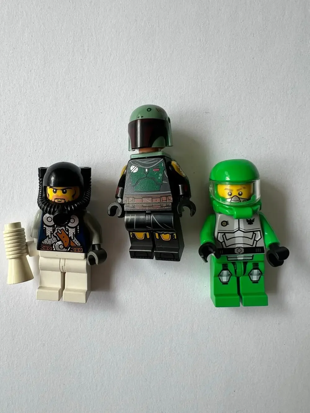 LEGO Minifigure Lot Star Wars Boba Fett Galaxy Squad Astronaut Explorer Bundle